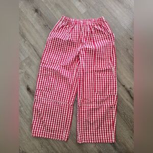 BDG Gingham Wide Leg Pants